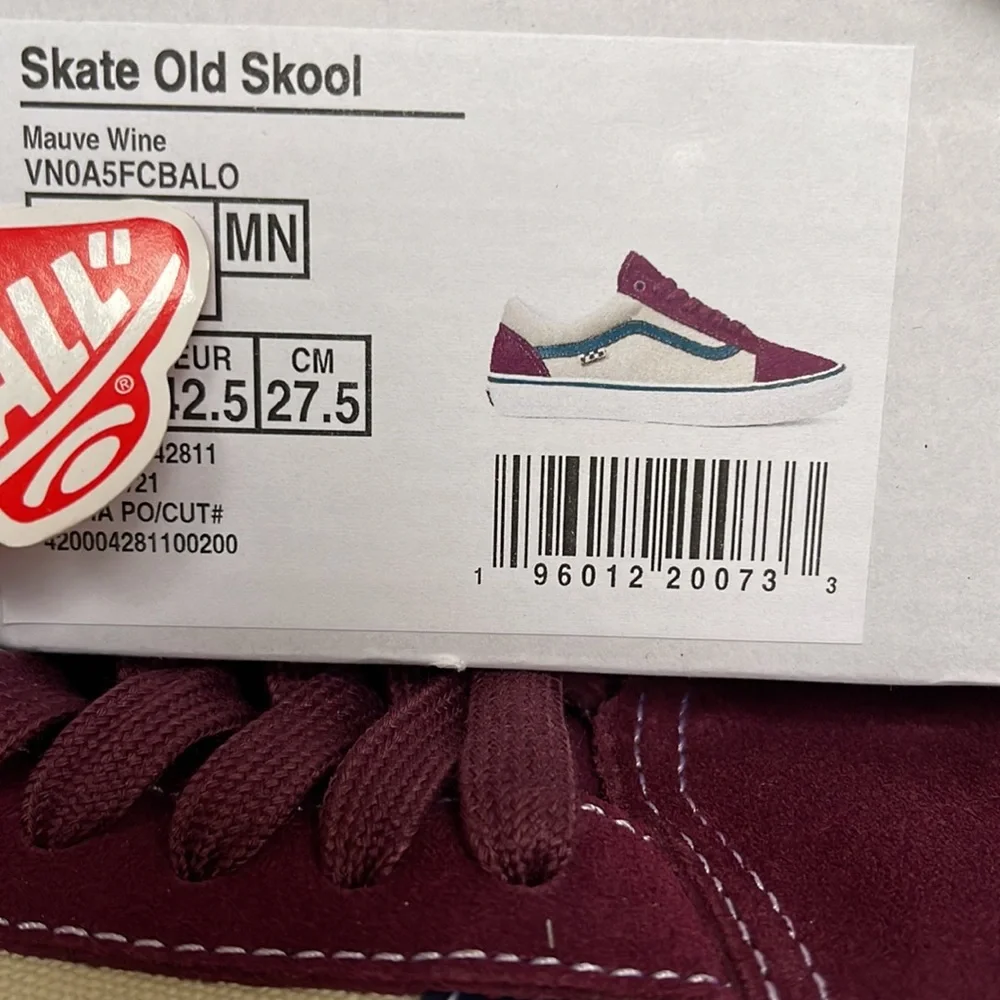 Vans Skate Old Skool
Mauve Wine
VNOA5FCBALO
Men’s Sneakers - Picture 16 of 16